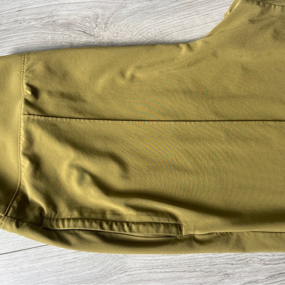 Athleta Vienna Slim Pants Athletic Pants Women's Size 12 EUC Gold Mustard - Picture 6 of 13